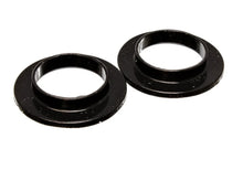 Load image into Gallery viewer, Energy Suspension Universal 2 3/16in ID 3 1/2in OD 11/16in H Black Coil Spring Isolators (2 per set) - Main Product View