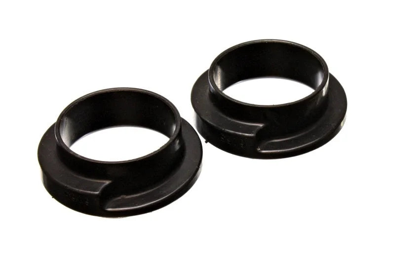 Energy Suspension Universal 2-3/16in ID 3in OD 1in H Black Coil Spring Isolators (2 per set) - Main Product View