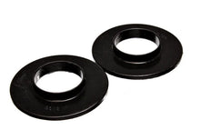Load image into Gallery viewer, Energy Suspension Universal 2 3/16in ID 4 9/16in OD 5/8in H Black Coil Spring Isolators (2 per set) - Side View