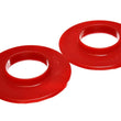 Load image into Gallery viewer, Energy Suspension Universal 2 3/16in ID 4 9/16in OD 5/8in H Red Coil Spring Isolators (2 per set) - Side View