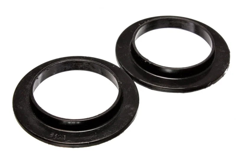 Energy Suspension Universal 2 3/4in ID 4 1/16in OD 9/16in H Black Coil Spring Isolators (2 per set) - Main Product View