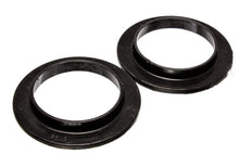 Load image into Gallery viewer, Energy Suspension Universal 2 3/4in ID 4 1/16in OD 9/16in H Black Coil Spring Isolators (2 per set) - Main Product View