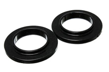 Load image into Gallery viewer, Energy Suspension Universal 2 3/4in ID 4 9/16in OD 3/4in H Black Coil Spring Isolators (2 per set) - Side View