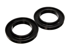 Load image into Gallery viewer, Energy Suspension Universal 3-3/16in ID 5-1/4in OD 3/4in H Black Coil Spring Isolators (2 per set) - Main Product View