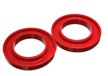 Load image into Gallery viewer, Energy Suspension Universal 3-3/16in ID 5-1/4in OD 3/4in H Red Coil Spring Isolators (2 per set) - Main Product View
