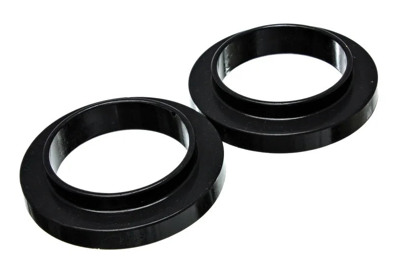 Energy Suspension Universal 3 3/4in ID 25 7/16in OD 3/4in H Black Coil Spring Isolators (2 per set) - Main Product View