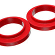 Load image into Gallery viewer, Energy Suspension Universal 3 3/4in ID 25 7/16in OD 3/4in H Red Coil Spring Isolators (2 per set) - Main Product View