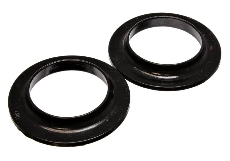 Energy Suspension Universal 3-3/4in ID 5-13/16in OD 7/8in H Black Coil Spring Isolators (2 per set) - Main Product View