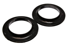 Load image into Gallery viewer, Energy Suspension Universal 3-3/4in ID 5-13/16in OD 7/8in H Black Coil Spring Isolators (2 per set) - Main Product View