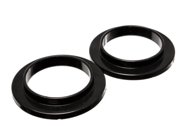 Energy Suspension Universal 3 3/4in ID 5 7/16in OD 7/8in H Black Coil Spring Isolators (2 per set) - Side View