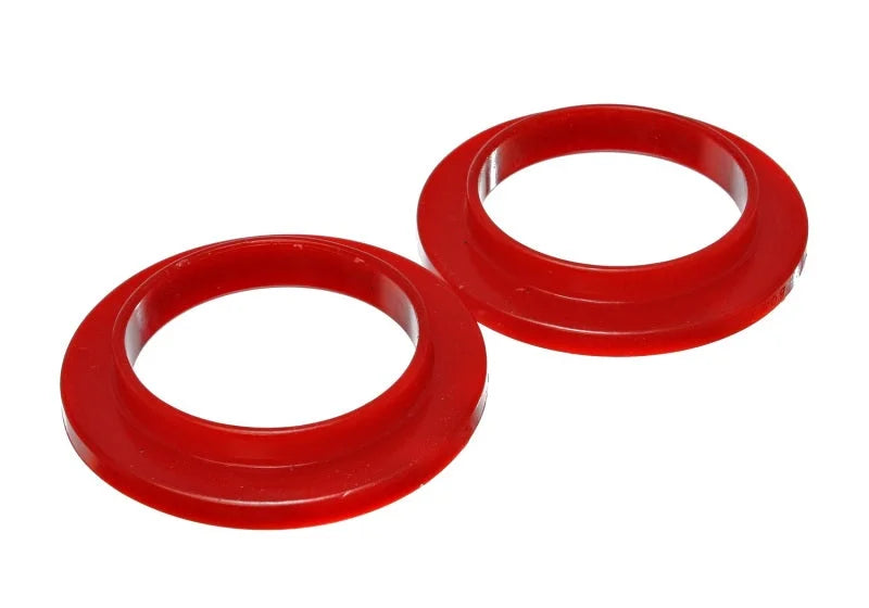 Energy Suspension Universal 3 3/4in ID 5 7/16in OD 7/8in H Red Coil Spring Isolators (2 per set) - Main Product View