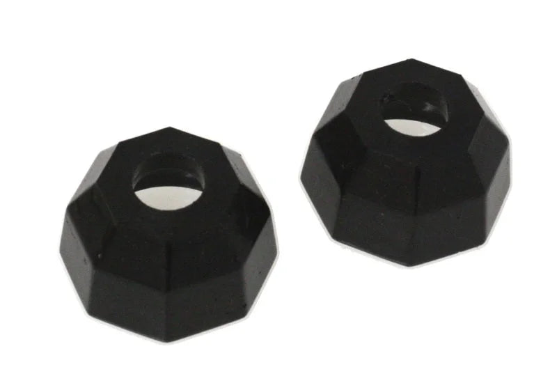 Energy Suspension Universal Black 16.6mm Taper Dia Octagon Tie Rod Dust Boots (Set of 2) - Side View