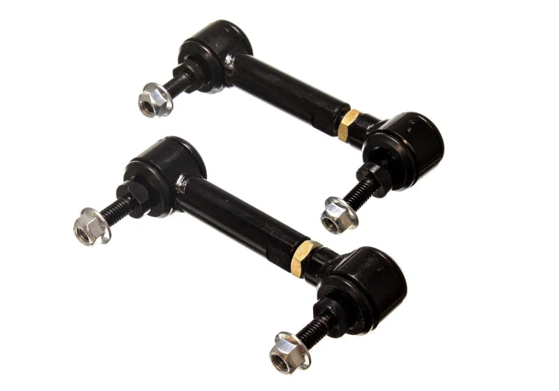 Energy Suspension Universal Black 3-3/4in-4-3/4in inAin Range Pivot Style End Link Set - Main Product View