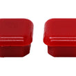 Load image into Gallery viewer, Energy Suspension Universal End Cap Bushing Set 1.65 SQ - Red - Side View