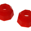 Load image into Gallery viewer, Energy Suspension Universal Red 16.6mm Taper Dia Octagon Tie Rod Dust Boots (Set of 2) - Side View