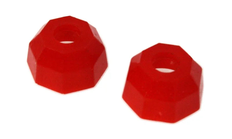 Energy Suspension Universal Red 16.6mm Taper Dia Octagon Tie Rod Dust Boots (Set of 2) - Side View