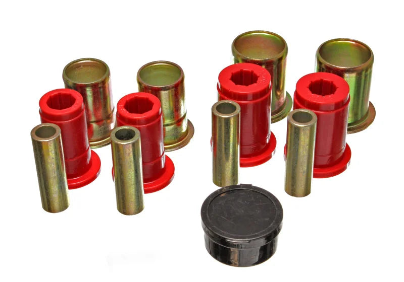 Energy Suspension Universal Red Control Arm Bushing Set - LOWERS ONLY - Side View