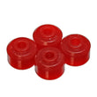 Load image into Gallery viewer, Energy Suspension Universal Red Shock Bushing Set 5/8in Nipple 3/8in ID 1-3/8in OD 4/Set - Main Product View