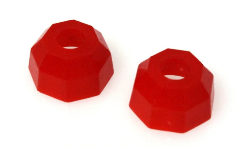 Energy Suspension Universal Red Tie Rod Dust Boots Octagon Base - Side View