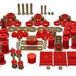 Load image into Gallery viewer, Energy Suspension 67-69 Chevrolet Camaro (w/multi leaf springs) Red Hyper-flex Master Bushing Set - Side View