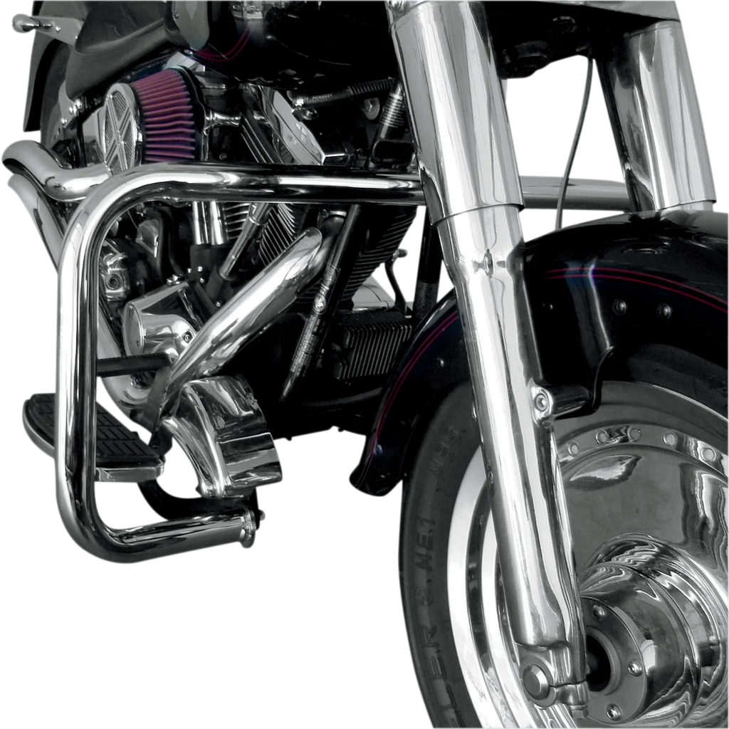 Engine Guard - Chrome - Softail DragSpecialties 05060498 - Back View