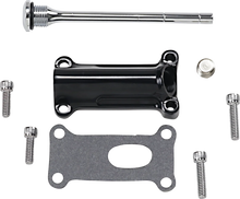Load image into Gallery viewer, Engine Oil Spout Kit - Black - 99'-01' Touring DragSpecialties 323056B - Main Product View