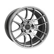 Load image into Gallery viewer, Enkei GTC02 18x10.5 5x114.3 15mm Offset 75mm Bore Hyper Silver Wheel - Side View