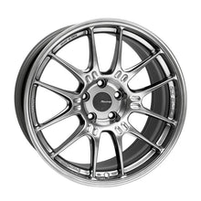 Load image into Gallery viewer, Enkei GTC02 18x9 5x112 25mm Offset 66.5mm Bore Hyper Silver Wheel - Side View