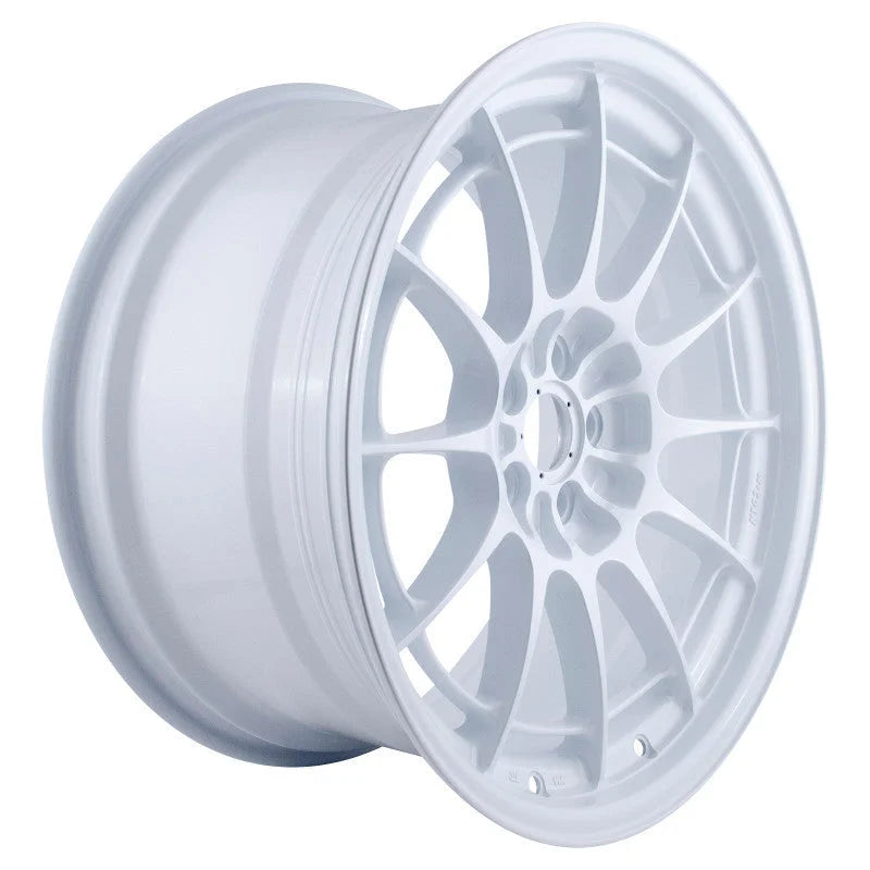 Enkei NT03+M 18x9.5 5x100 40mm Offset Vanquish White Wheel MOQ 40 - Side View