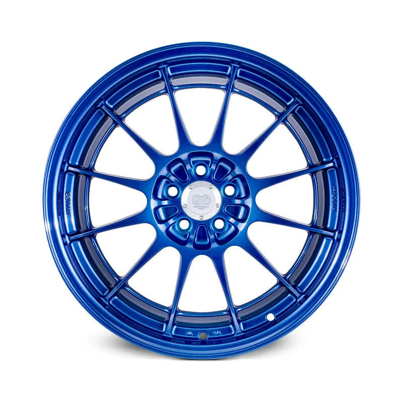 Enkei NT03+M 18x9.5 5x100 40mm Offset Victory Blue Wheel - Main Product View