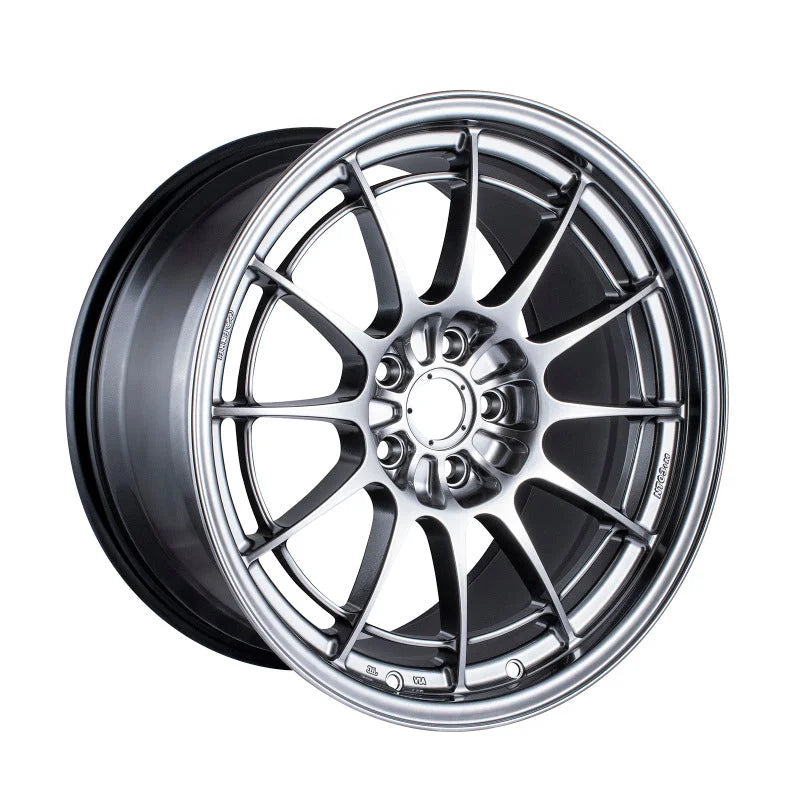 Enkei NT03+M 18x9.5 5x108 40mm Offset 72.6mm Bore Hyper Silver Wheel - Main Product View