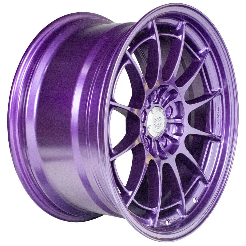 Enkei NT03+M 18x9.5 5x114.3 40mm Offset 72.6mm Bore Purple Wheel (MOQ 40) - Side View