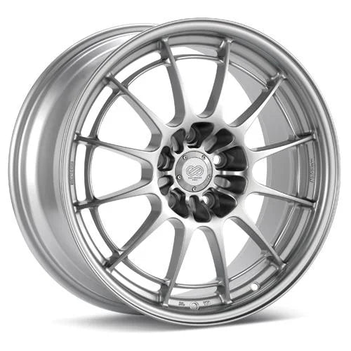 Enkei NT03+M 18x9.5 5x120.7 58mm Offset 72.6mm Bore Silver Wheel - Main Product View