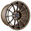 Load image into Gallery viewer, Enkei NT03RR 18x10.5 5x114.3 15mm Offset 75mm Bore Titanium Gold Wheel - Main Product View