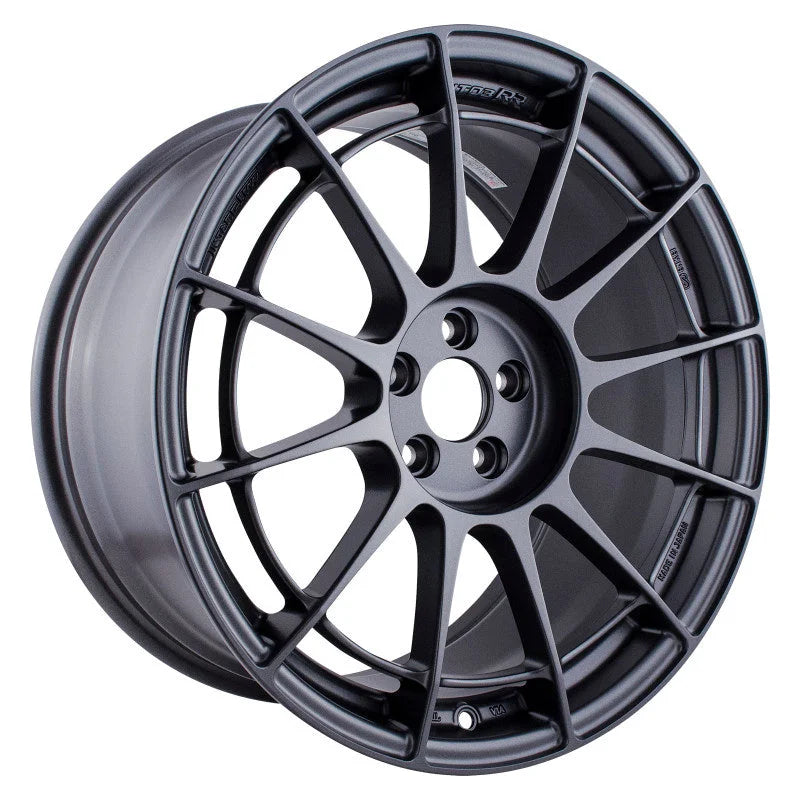 Enkei NT03RR 18x9 5x100 40mm Offset 75mm Bore - Gunmetal Wheel - Side View