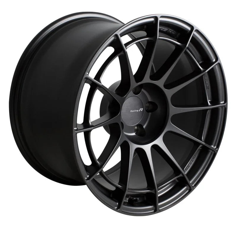Enkei NT03RR 18x9 5x100 40mm Offset 75mm Bore - Gunmetal Wheel - Detail View
