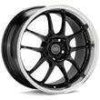 Load image into Gallery viewer, Enkei PF01 17x9 5x114.3 48mm Offset 75mm Bore Diameter Black w/ Machined Lip Wheel