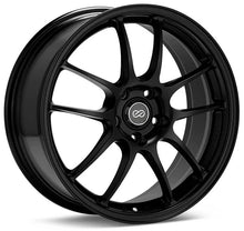 Load image into Gallery viewer, Enkei PF01 18x10.5 5x114.3 15mm Offset 73mm Bore Black Wheel - Side View
