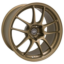 Load image into Gallery viewer, Enkei PF01 18x9.5 5x114.3 15mm Offset 75mm Bore Titanium Gold Wheel (MOQ 40)