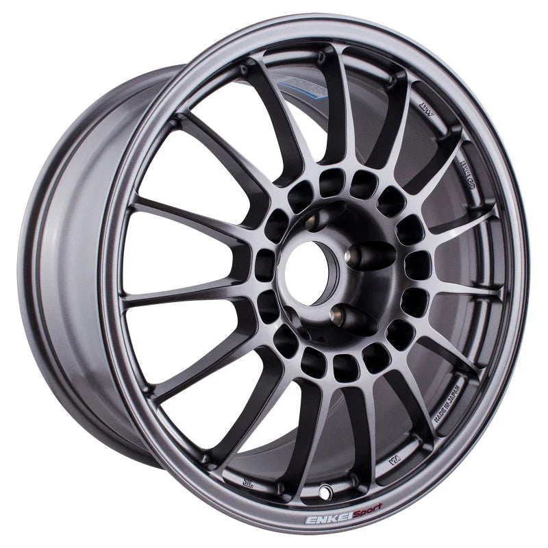 Enkei RCT5 18x9.5 5x114.3 38mm Offset 70mm Bore Dark Silver Wheel - Side View