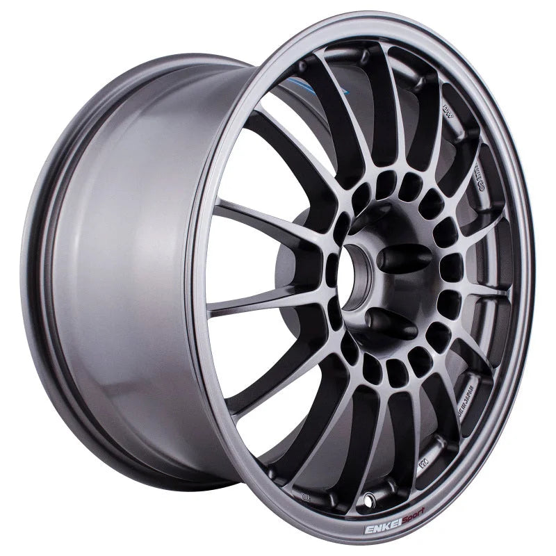 Enkei RCT5 18x9.5 5x114.3 38mm Offset 70mm Bore Dark Silver Wheel - Detail View