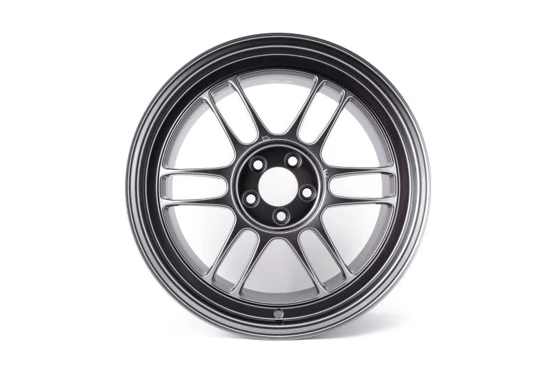 Enkei RPF1 17x9 5x100 35mm Offset 73mm Bore Dark Silver Wheel - Main Product View