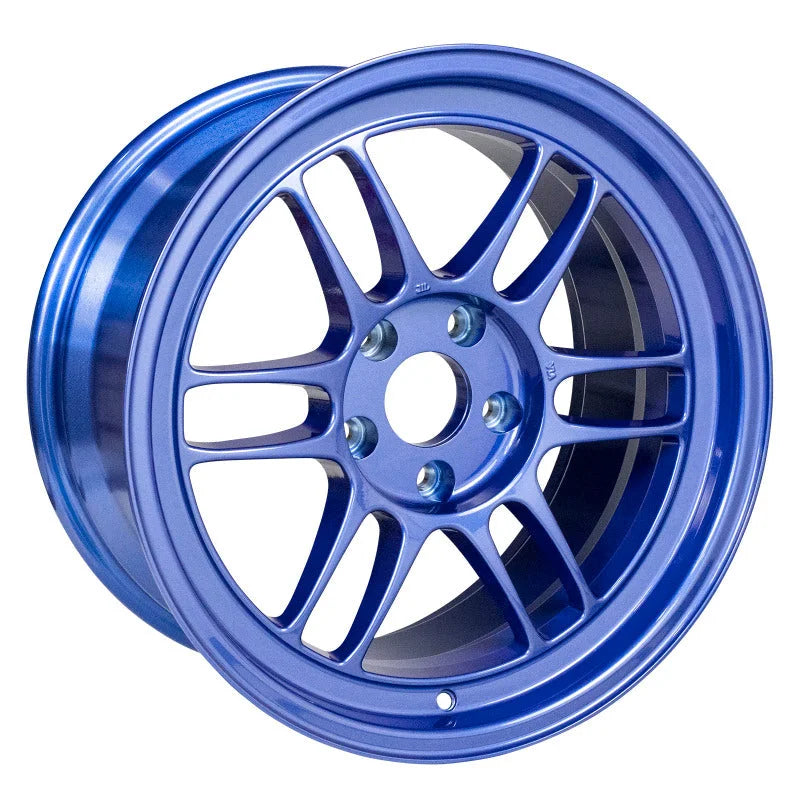 Enkei RPF1 17x9 5x114.3 22mm Offset 73mm Bore Victory Blue Wheel (min order quantity 40) - Side View