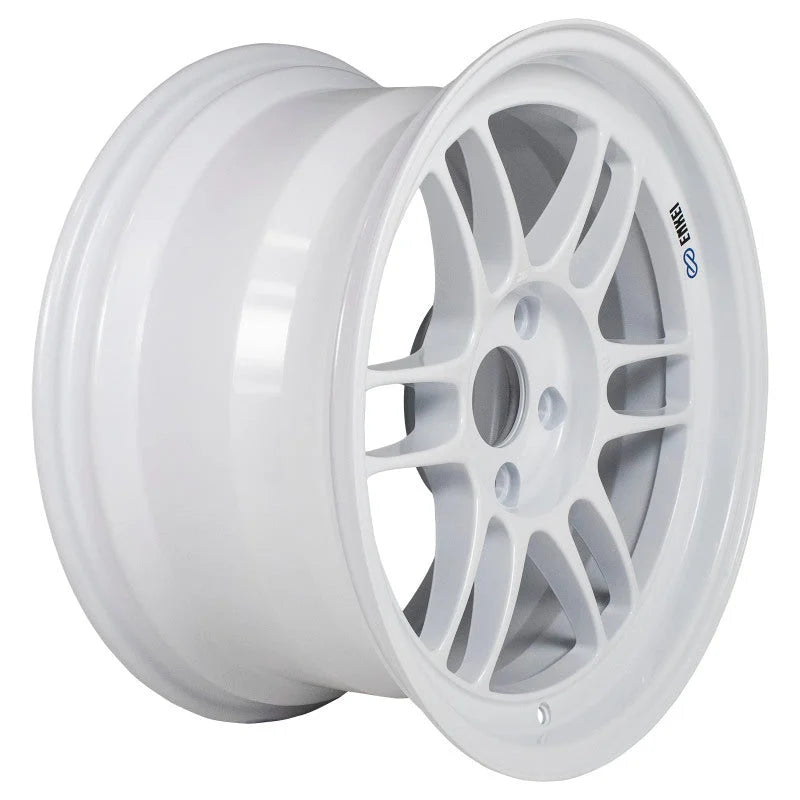 Enkei RPF1 17x9 5x114.3 35mm Offset 73mm Bore Vanquish White Wheel (MOQ 40) - Side View