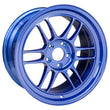 Load image into Gallery viewer, Enkei RPF1 17x9 5x114.3 35mm Offset 73mm Bore Victory Blue Wheel (MOQ 40) - Side View