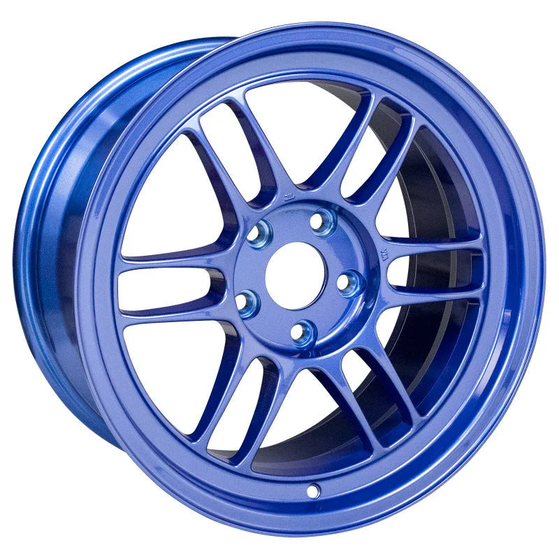 Enkei RPF1 17x9 5x114.3 35mm Offset 73mm Bore Victory Blue Wheel (MOQ 40) - Side View
