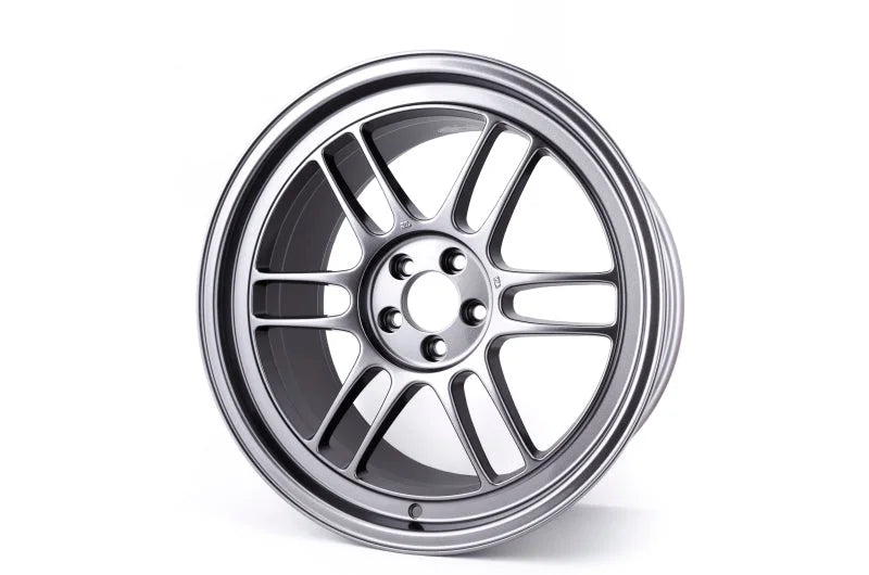Enkei RPF1 18x9.5 5x100 38mm Offset Dark Silver Wheel - Main Product View