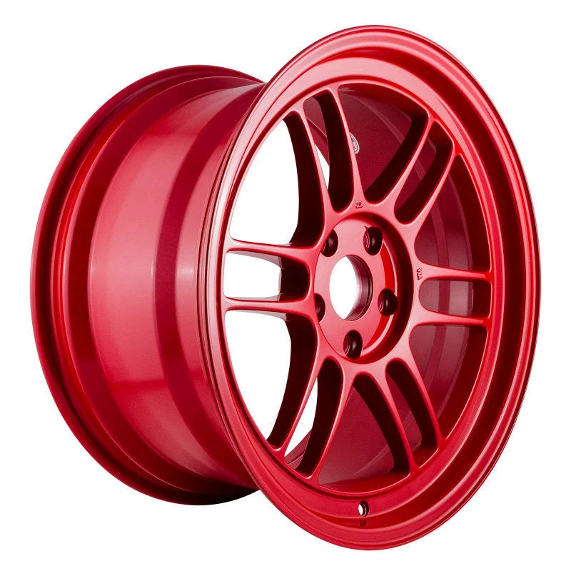 Enkei RPF1 18x9.5 5x114.3 38mm Offset 73mm Bore Competition Red Wheel (MOQ 40) - Side View