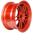 Load image into Gallery viewer, Enkei RPF1 18x9.5 5x114.3 38mm Offset 73mm Center Bore Orange Wheel - Side View