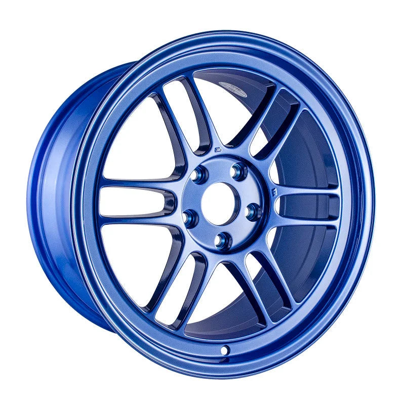 Enkei RPF1 18x9.5 5x114.3 38mm Offset 73mm Victory Bore Blue Wheel (MOQ 40) - Side View